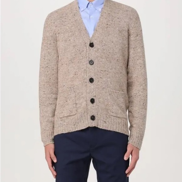 J. Crew Other - J. Crew Tan Alpaca/Merino Blend Cardigan Sweater Large